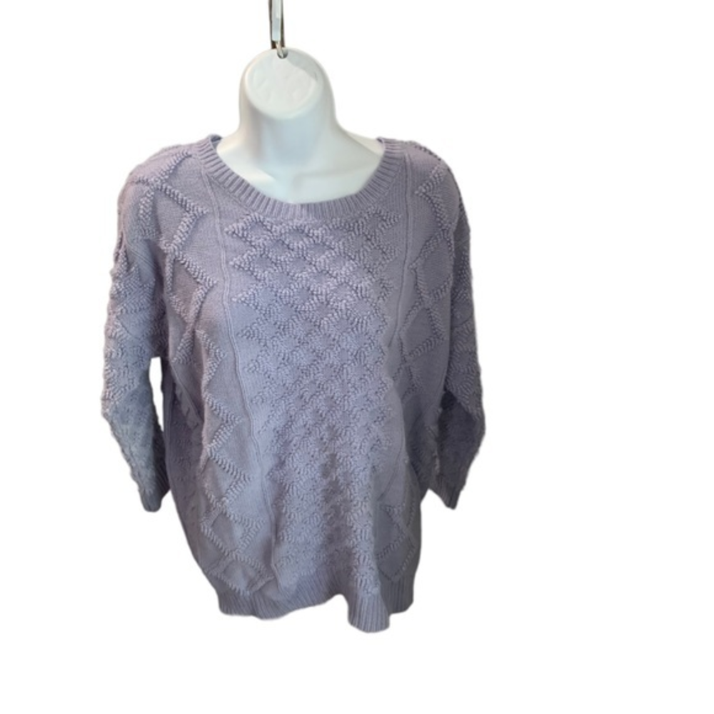 Yoco Round Neck Cable‎ Knit Sweater No Size See pictures for measurements